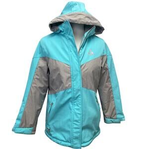 Gerry Womens Large Full Zip Polyester Long Sleeve Hooded Warm Winter Coat